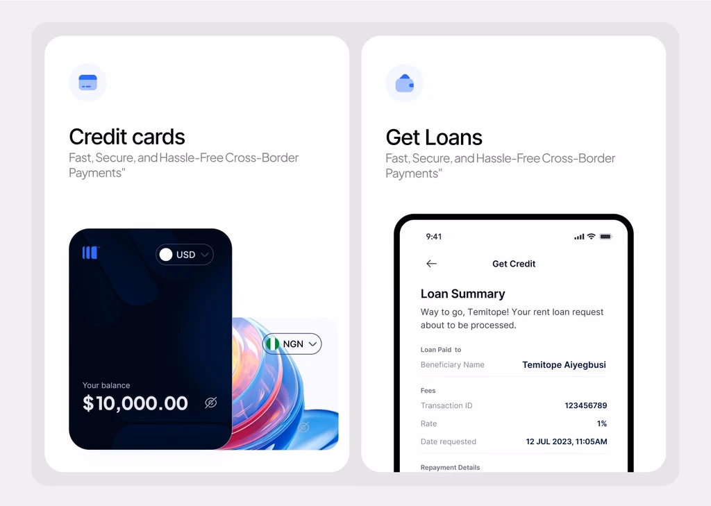 Reeple — credit cards and loans features